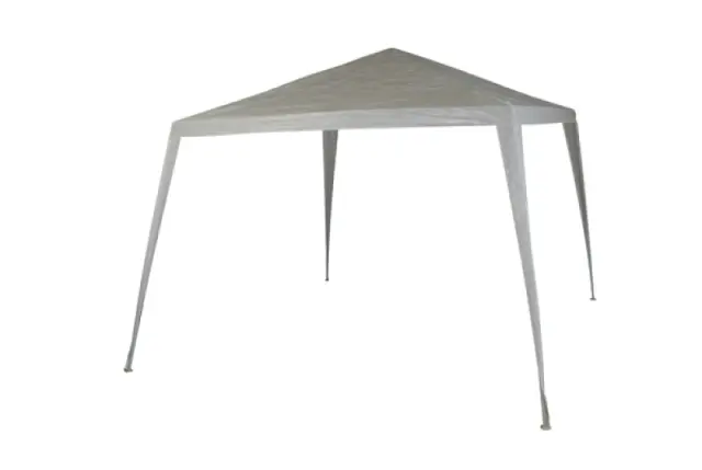 Μεταλλικό Gazebo Ύφασμα PE Λευκό 300x400cm