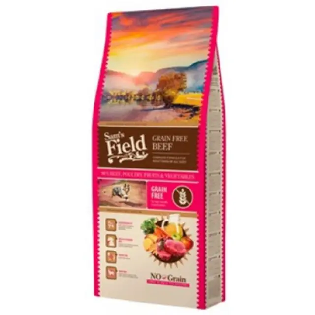 Sam's Field Grain Free Beef 13Kg Μονόχρωμο