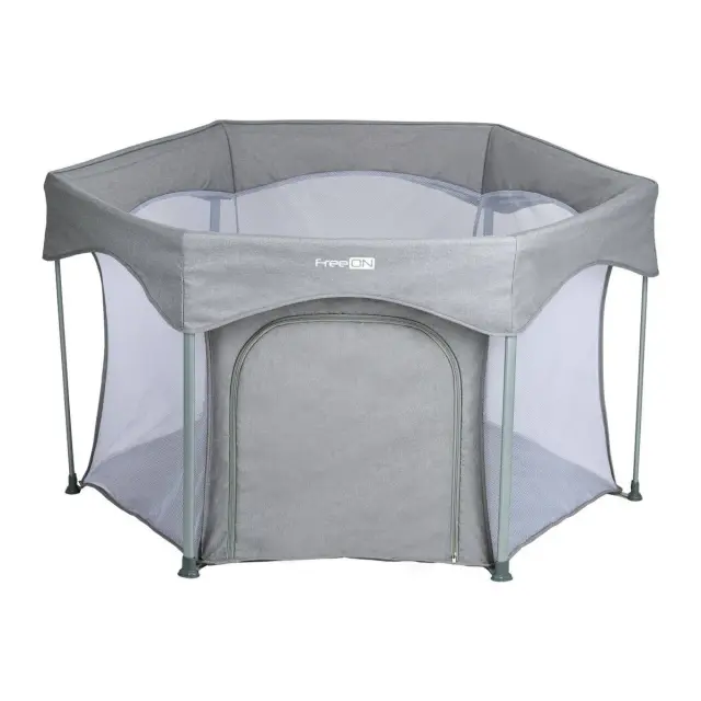 FreeON Hexagon Εξάγωνο Πάρκο Μωρού 117cm με Τσάντα Μεταφοράς