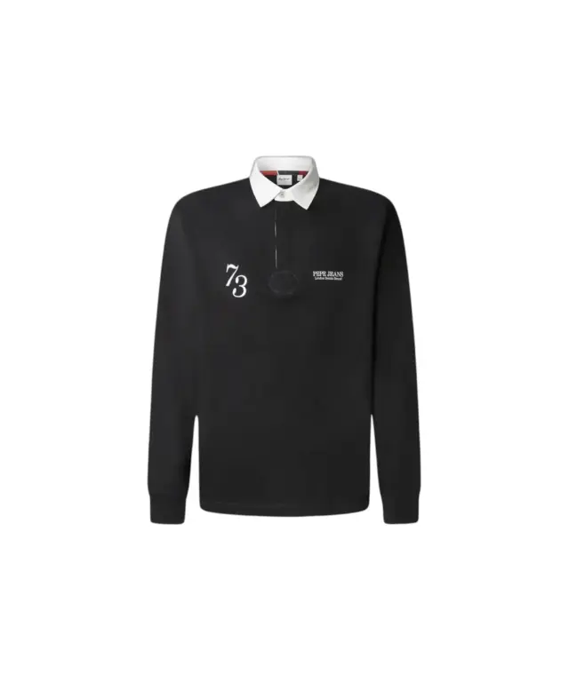 Pepe Jeans - Ανδρικό Μακρυμάνικο T-shirt Cameron PM5400021-999 Μαύρο