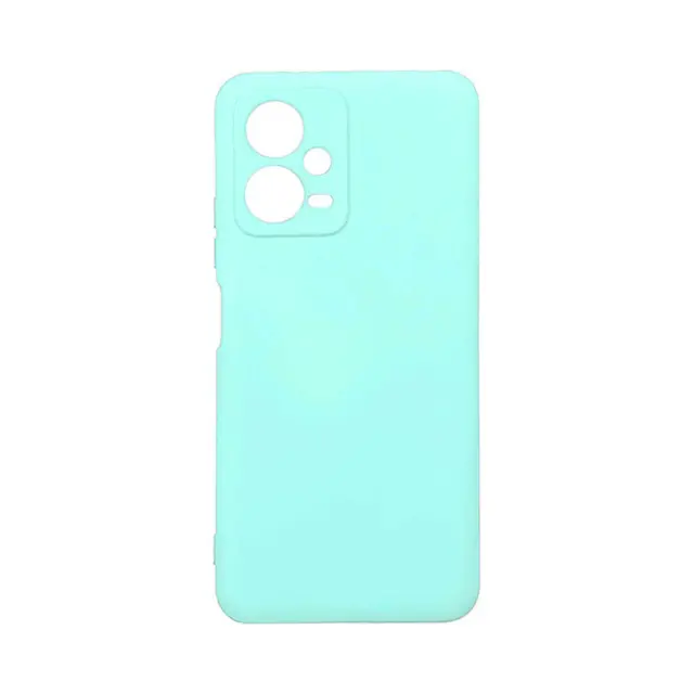 Θήκη Σιλικόνης Soft Back Liquid Silicone Case Για Xiaomi Redmi Note 12 5G / Poco X5 Γαλάζια