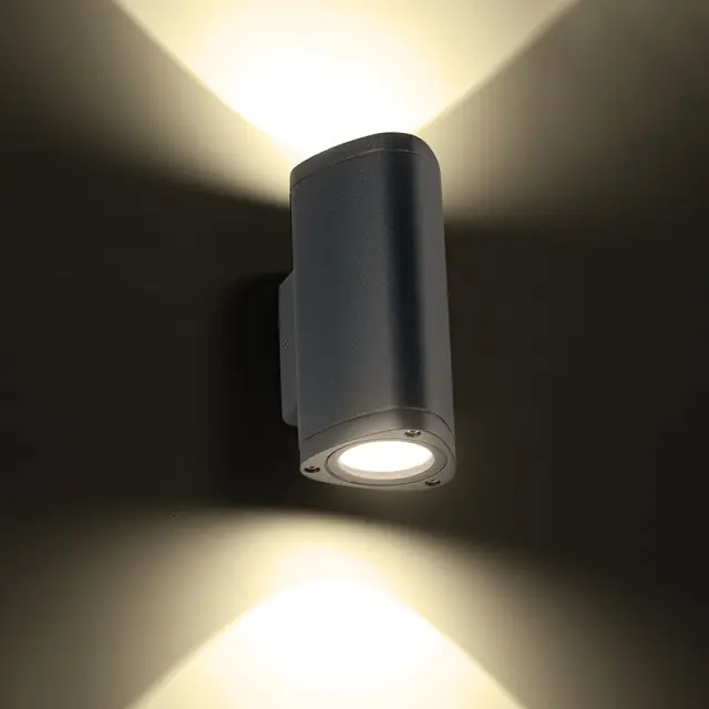 LED HP WALL LUMINAIRE 6W 300LM 50° 230V AC 3.000K DARK GREY CRI80 IP54 30.000HRS / LG2982G 2
