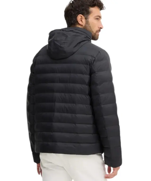 Calvin Klein - Ανδρικό Χειμωνιάτικο Μπουφάν Ls Nyln Md Wt Hdd F LV04RC511G-UB1 Μαύρο 2