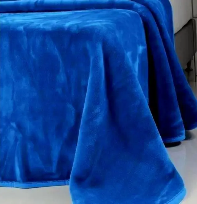 Ξενοδοχειακή Κουβέρτα Μονή 145x210 Velour Polyester Palatex Electric Blue