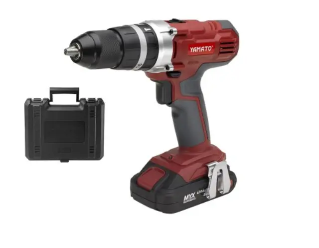 Yamato CDP20 L1 Κρουστικό Δραπανοκατσάβιδο Μπαταρίας 20 Volt Βάρος 1,50kg Διατίθεται Με Μία Μπαταρία 2,0 Ah Και Μία Βαλίτσα 53842 YAMATO