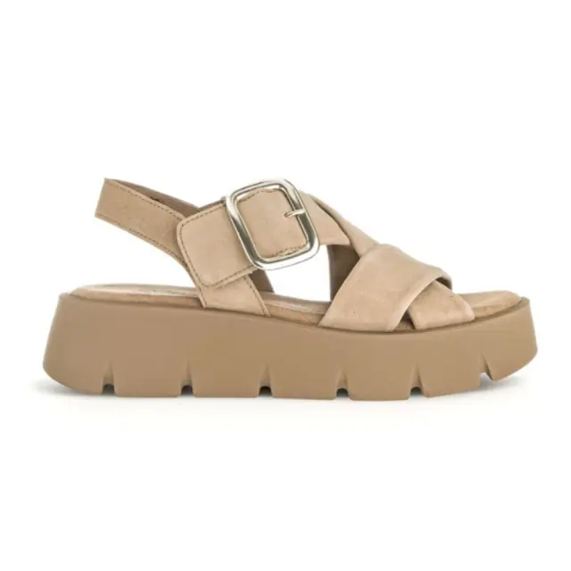 Gabor Πέδιλα Γυναικείο δέρμα Nubuck Καφέ GAB/44752 14-CARAMEL