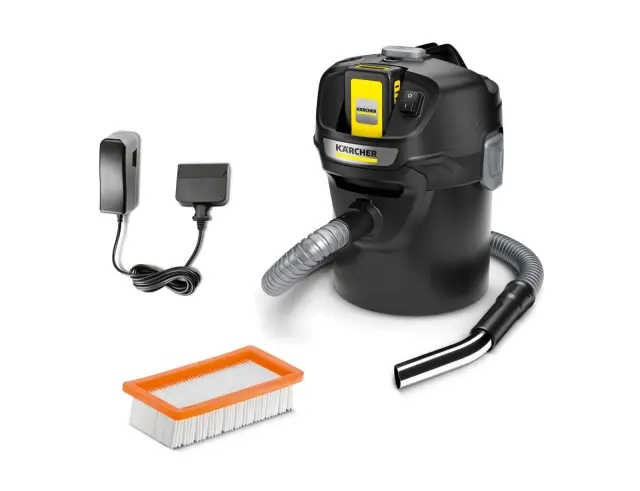 Σκούπα Karcher Στάχτης Μπαταρίας AD 2 Battery Set (1.348-301.0) με χωρητικότητα κάδου 14 L1.348-301.0