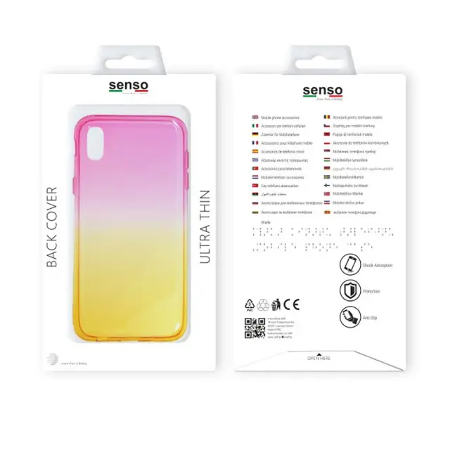Θήκη Σιλικόνης Senso Fairy TPU Case Για Apple iPhone X / XS Ροζ Χρυσή 2