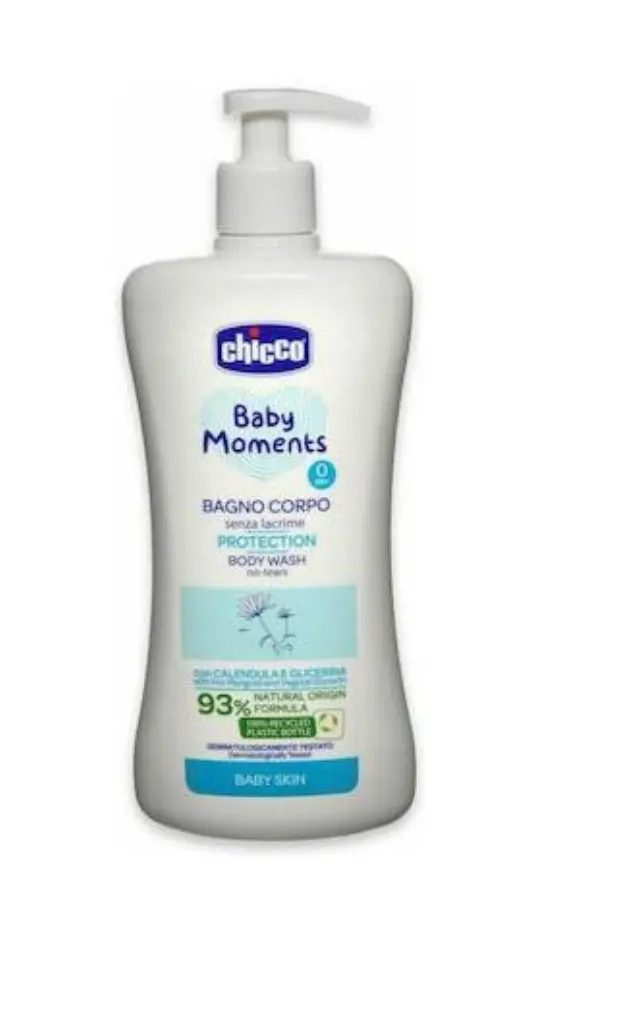 Chicco Baby Moments Protection New Body Wash 0m+ Αφρόλουτρο Όχι πια Δάκρυα, 500ml