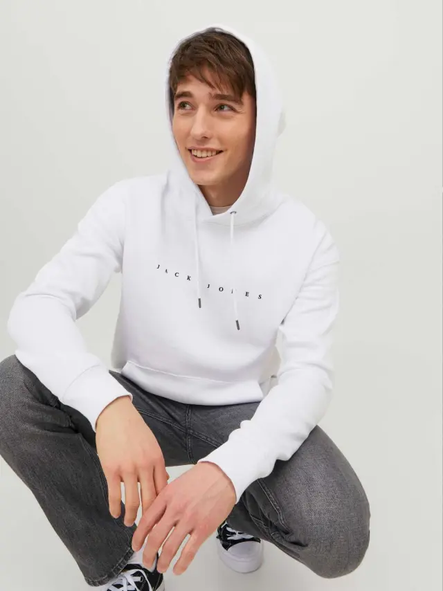 JJESTAR JJ SWEAT HOOD NOOS White - L 3