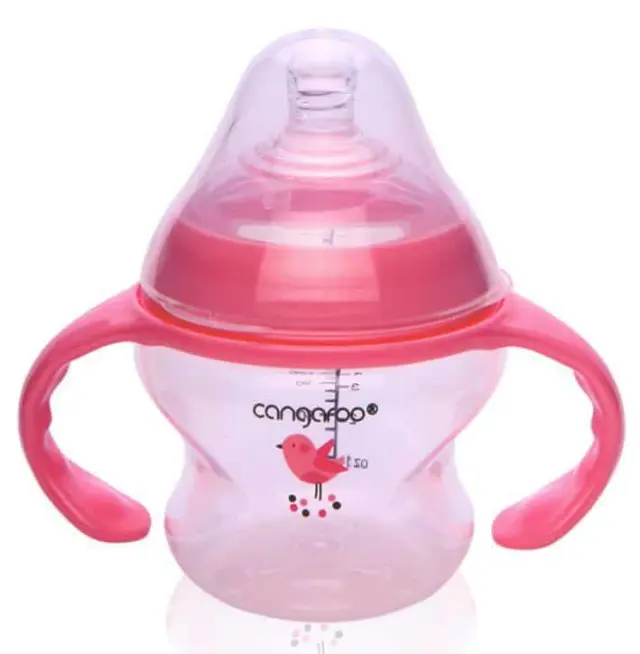 Μπιμπερό με Χερούλια PP 150ml Tiki Cangaroo Girl SWB-150 3800146260101
