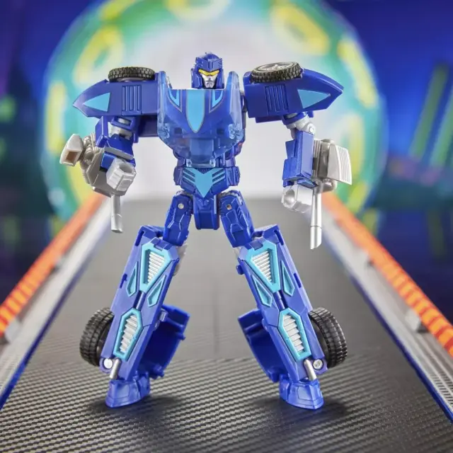 Hasbro Transformers × Hot Wheels Twin Mill G1180 Μετατρεπόμενη Φιγούρα Δράσης 12,5cm σε Αγωνιστικό Αυτοκίνητο – Deluxe Class 2