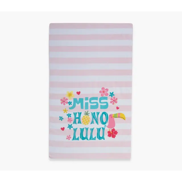 Nef-Nef Homeware Παιδική Πετσέτα Θαλάσσης Miss Honolulu 70x120 Pink