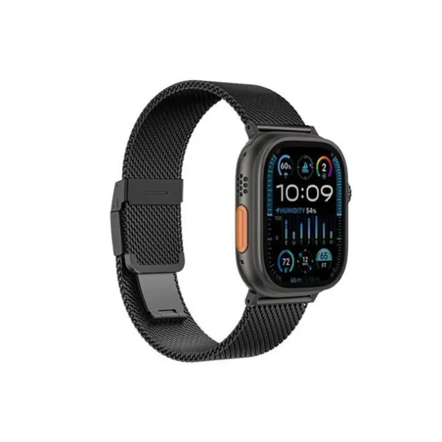 AmazingThing Titan Premium Metal Band AppleWatch 38/40/41/42/44/45/46/49mm Black