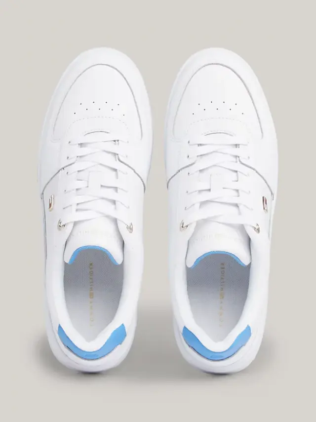 Tommy Hilfiger - Γυναικεία Sneakers Flag Basket FW0FW08081-0K7 Λευκό 3