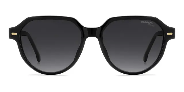 Carrera Unisex Γυαλιά Ηλίου με Μαύρο Κοκκάλινο Σκελετό και Μαύρο Ντεγκραντέ Φακό 3068/S 807/9O 3