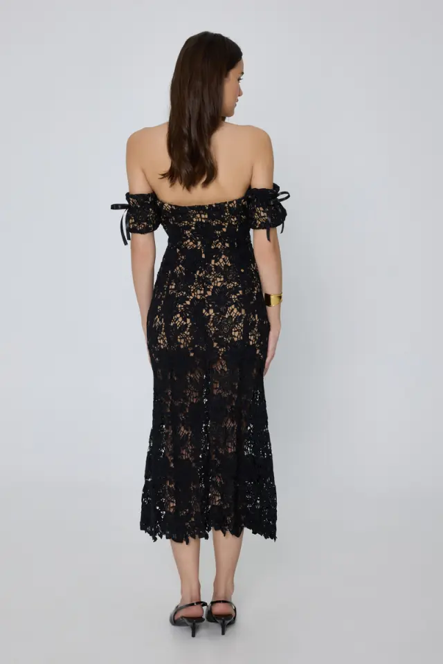 Johana Strapless Δαντέλα - XS 3