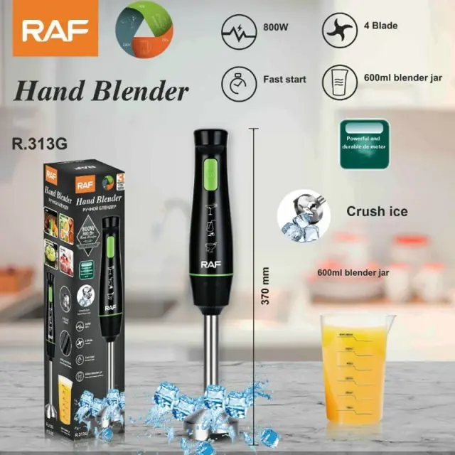 RAF R.313G Ραβδομπλέντερ 800W - Hand Blender 92009