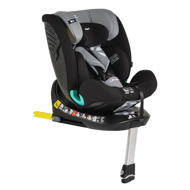 Cangaroo i-Protect Κάθισμα Αυτοκινήτου i-Size 40-150cm ISOFIX Steel Grey