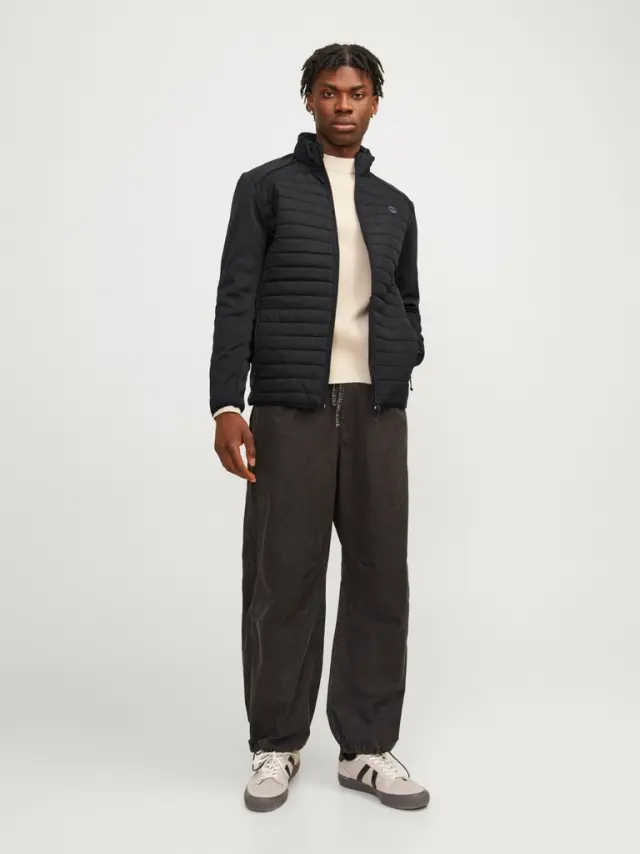 JJEMULTI QUILTED COLLAR NOOS black