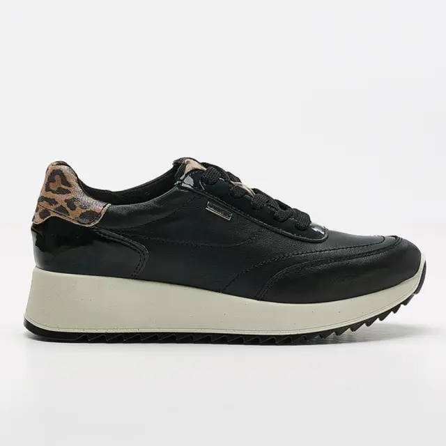 Imac Sneakers Γυναικείο δέρμα/HT Μαύρο IMA/457398 NAPPA/NERO