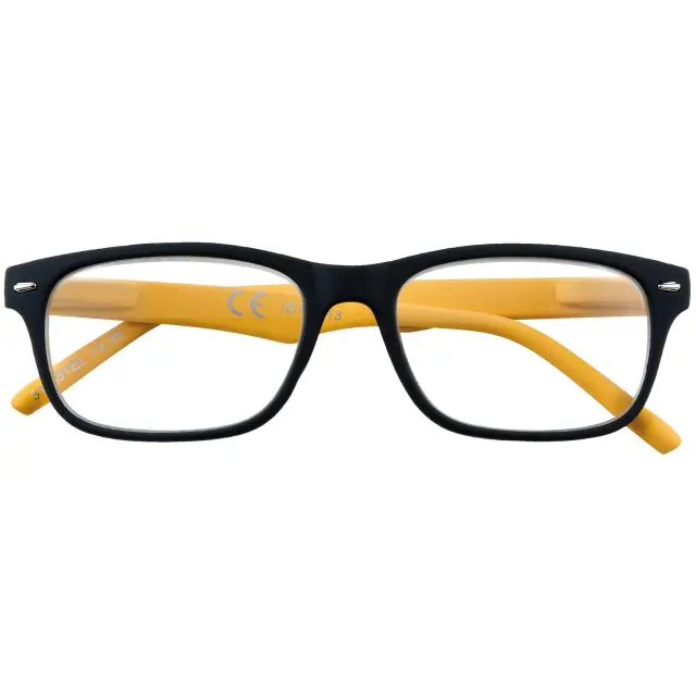 Zippo Reading Glasses Γυαλιά Πρεσβυωπίας Μαύρο Ματ με Κίτρινους Βραχίονες +1.50 31Z-B3-YEL, 1τμχ