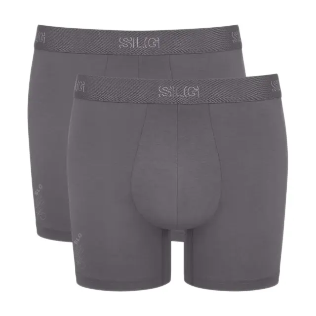 Sloggi Ανδρικό Boxer SLG Base Short - Διπλό Πακέτο, Χρώμα Shiver