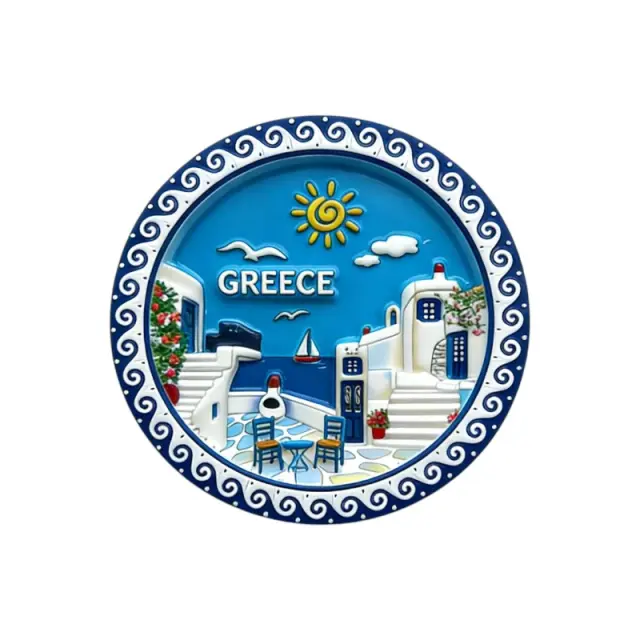 Tουριστικό μαγνητάκι Souvenir - Σετ 12pcs - Greece - 678535