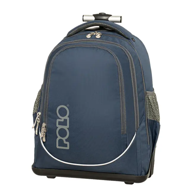 Polo Cart Σχολική Τσάντα Τρόλεϊ Δημοτικού Μπλε (901074-5500)