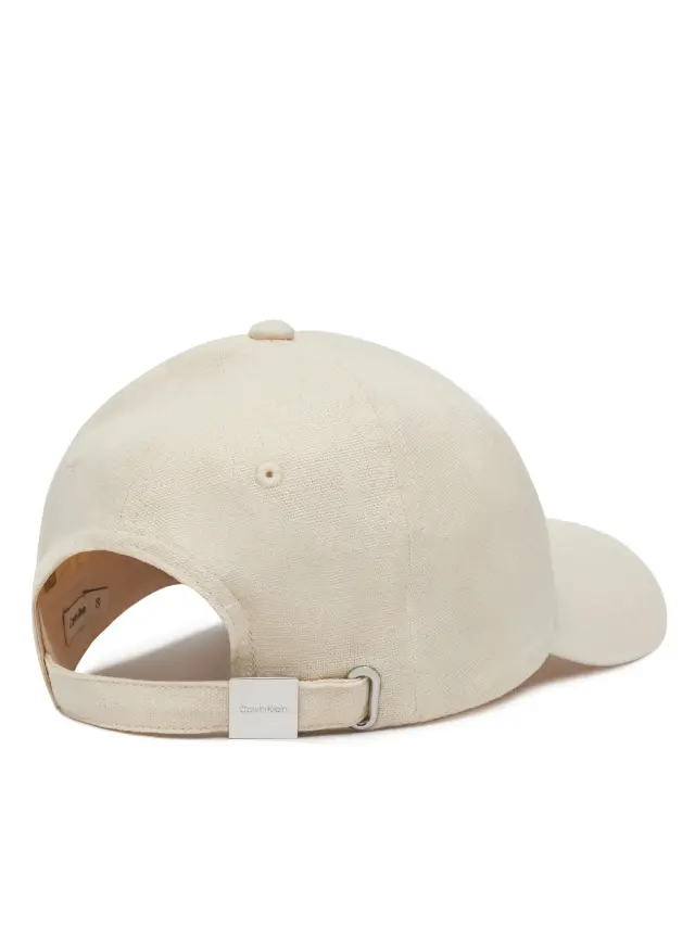 Calvin Klein Γυναικείο Καπέλο Jockey Raised Embroidery Εκρού 3