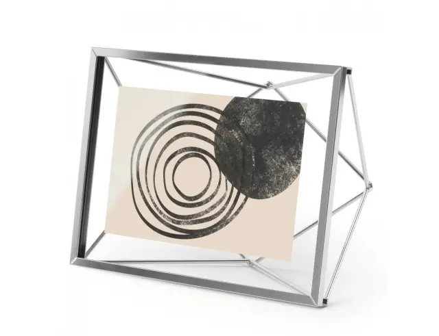 Κορνίζα Prisma Umbra με διαστάσεις 20x7x15cm και διαστάσεις φωτογραφίας 10x15cm - Χρώμιο313016-158