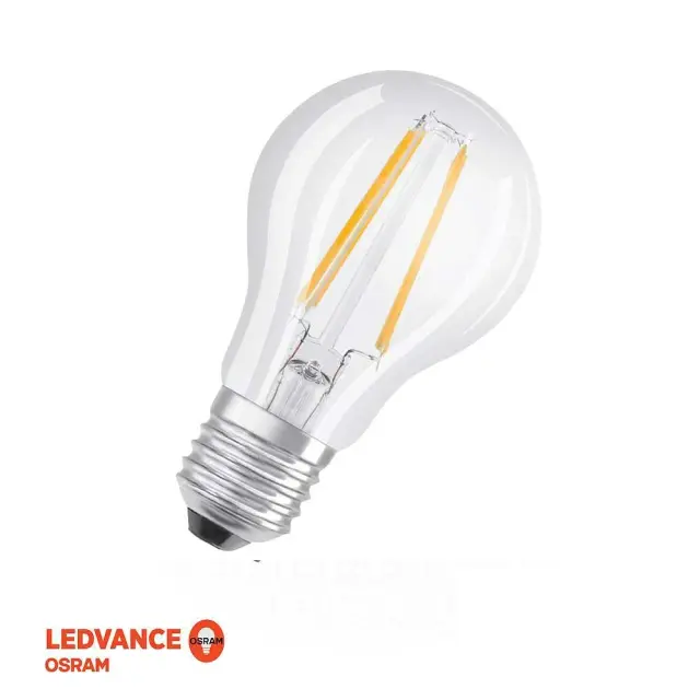 Λάμπα LED Νήματος-Filament Κοινή Διαφανής OSRAM-LEDVANCE 7W E27 2700K