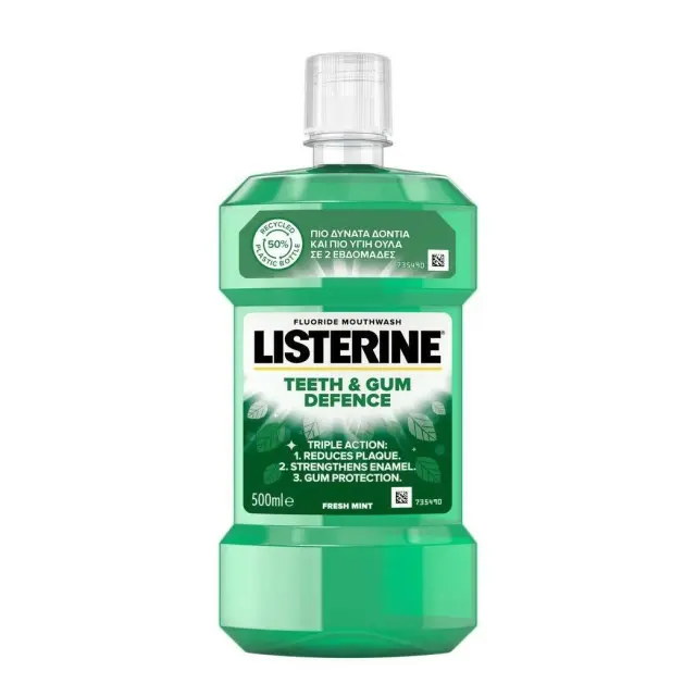 Listerine Teeth & Gum Defence Στοματικό Διάλυμα 500 ml