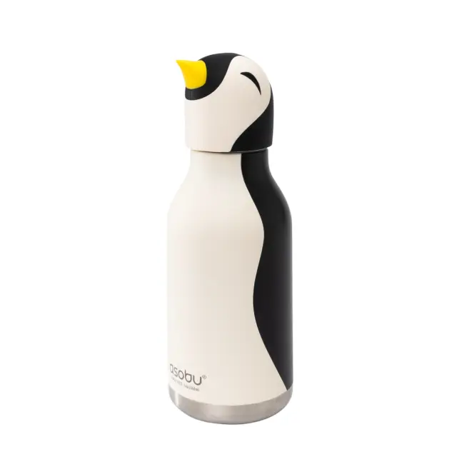 ASOBU Παγούρι Ανοξείδωτο Bestie - Penguin Black/White 460 ml