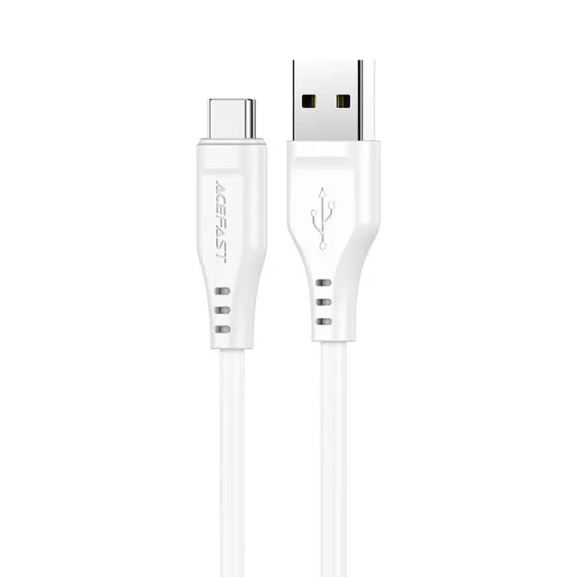 Καλώδιο Acefast C3-04 USB-A σε USB-C 3A Λευκό 1.2m