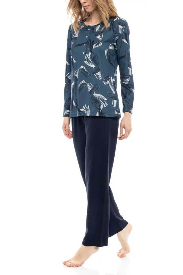 W1165 - Type - PYJAMA BLUE LEAF 2