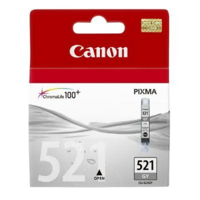 Canon CLI-521 Γνήσιο Μελάνι Εκτυπωτή InkJet Γκρι (2937B001)