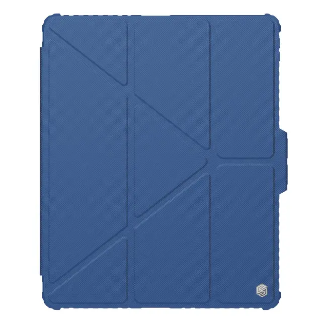 Nillkin Bumper PRO Protective Stand Case Multi-angle for iPad Pro 12.9 2020/21/22/ Air 13 2024/25/26 Sapphire Blue 2