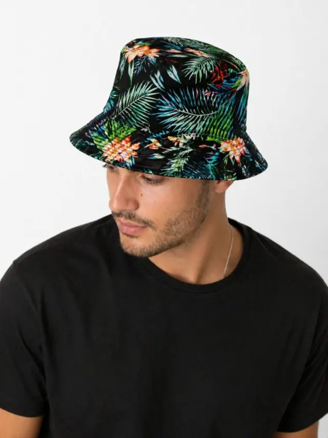 Ghetto Tropical Bucket Hat – Adult Size | Polyester / Cotton 3