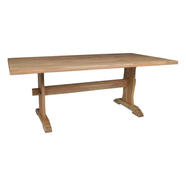 Τραπέζι WESTERN Ξύλο Φυσικό 200x100x77cm