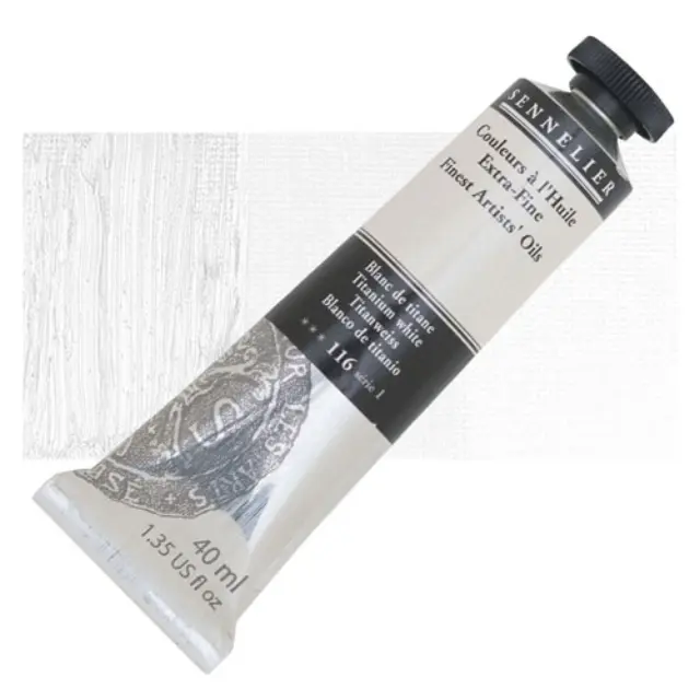 Sennelier Λάδι Finest Artists Oil 116 Titanium White - 40ml