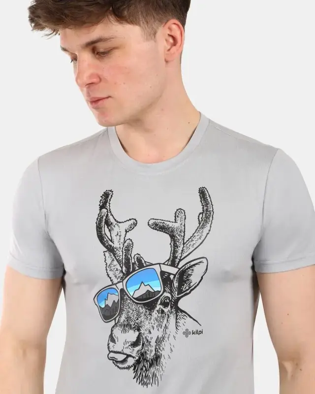 Τεχνικό T-Shirt Kilpi Ανδρικό Lismain-M Light Grey - YM0302KI-LGY - M 3