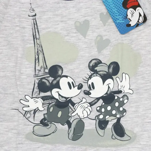 Πιτζάμα Μακρυμάνικη Minnie Grey Melange Navy Lines 8020342 - 6-7 Y (122cm) 2