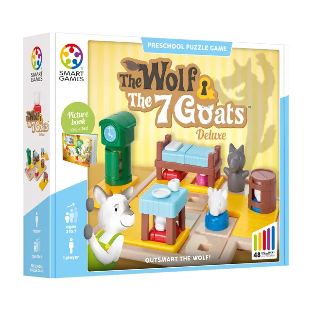 SmartGames Επιτραπέζιο "Ο Λύκος και τα 7 Κατσικάκια" (3-7 ετών) 152669