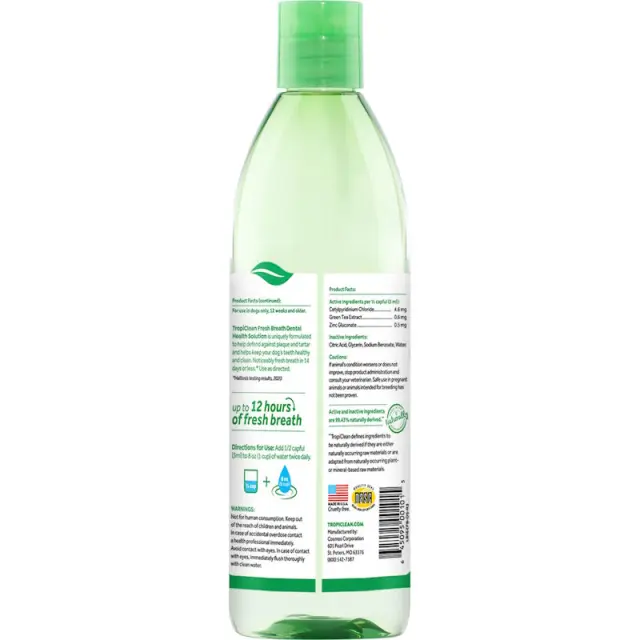 Tropiclean Dental Health Solution Για Σκύλους 236ml Μονόχρωμο 2