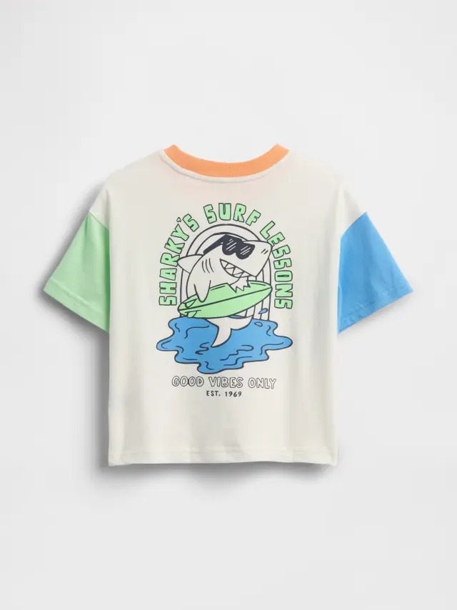 Βρεφική & Νηπιακή Μπλούζα Oversized με Σχέδια New off white