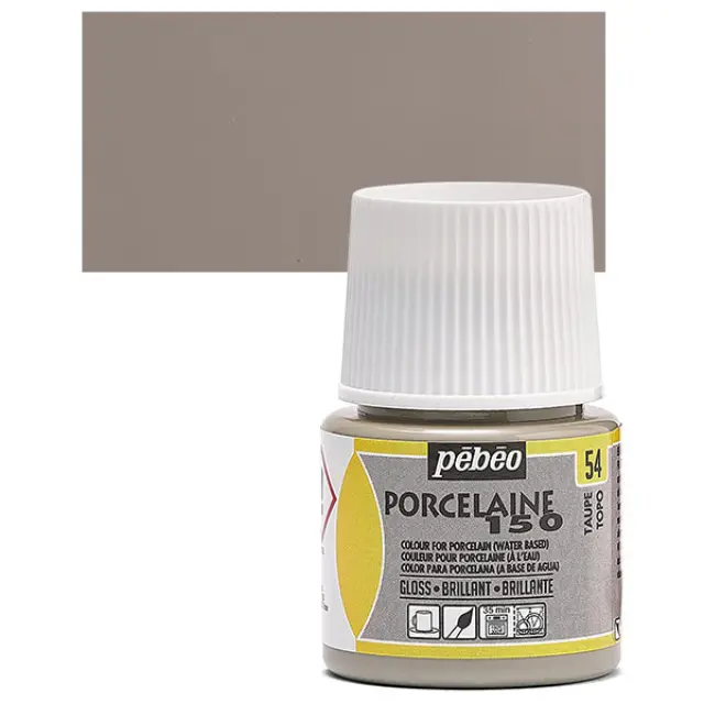 Pebeo Porcelaine 150 Σμάλτο - 054 Taupe (O) - 45ml