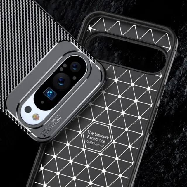 Techsuit® CarbonFiber Θήκη για Google Pixel 10/10 Pro- Black 2