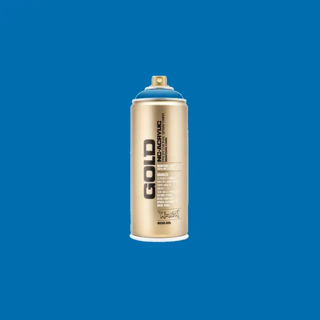 Montana Gold Spray Paint 400ml G5060 Blue Magic