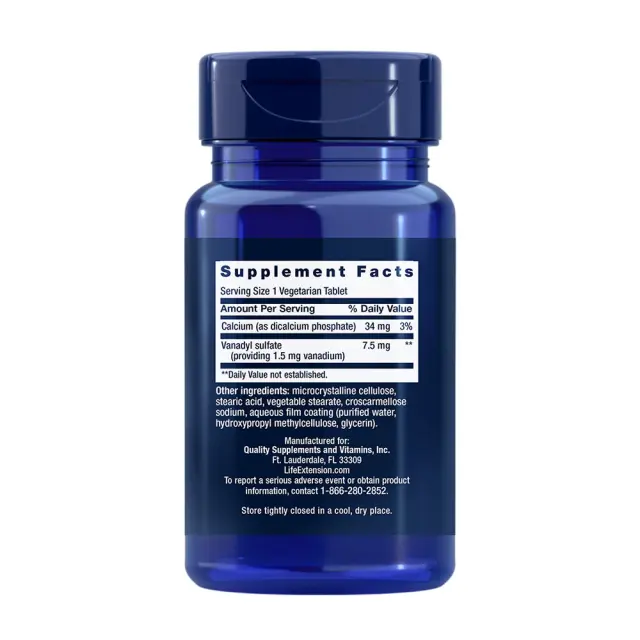Life Extension Vanadyl Sulfate 7.5 mg 2